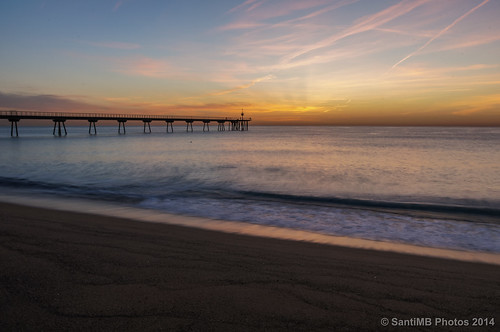 longexposure bridge españa beach sunrise puente twilight playa amanecer kdd kedada cataluña aan crepúsculo badalona 2tumblr sal18250 sonystas 2blogger