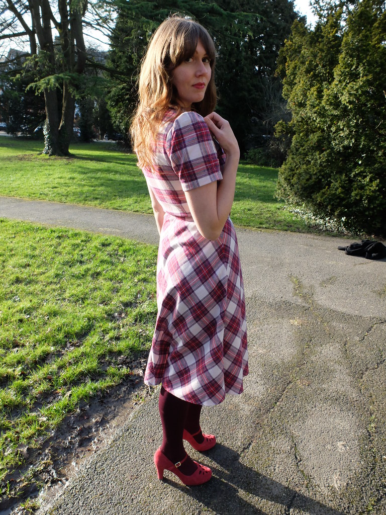 Seamstress of Bloomsbury Lisa Tartan Dress