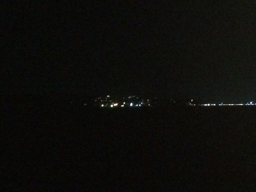 Boracay at night from the sea