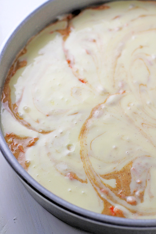 Cream Cheese Swirl Carrot Coffee Cake | girlversusdough.com @stephmwise