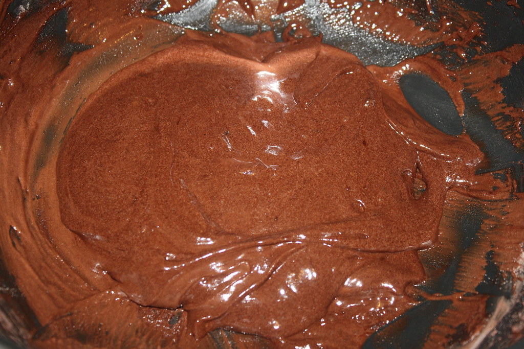 Chokolademousse med nøddebund (2)