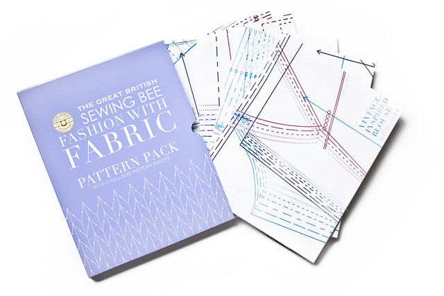 Great British Sewing bee Fashion With Fabric Sewing Pattern Sheets - contains five double-sided sheets in total to create 30 styles
