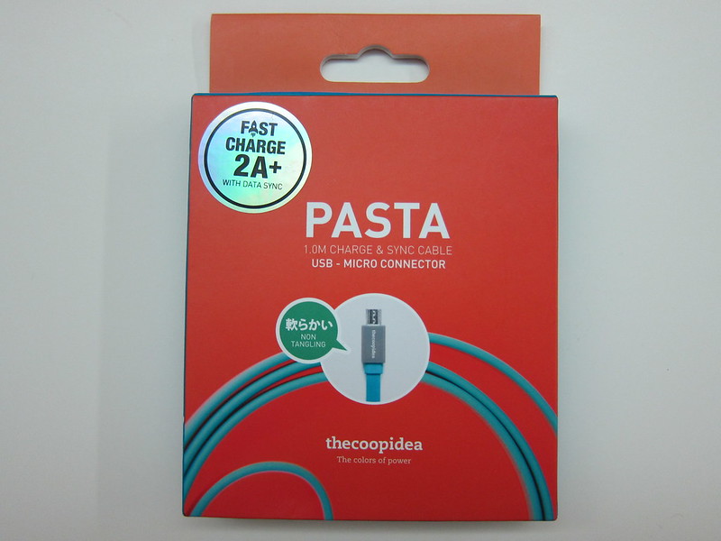 thecoopidea Pasta Micro USB Cable - Box Front