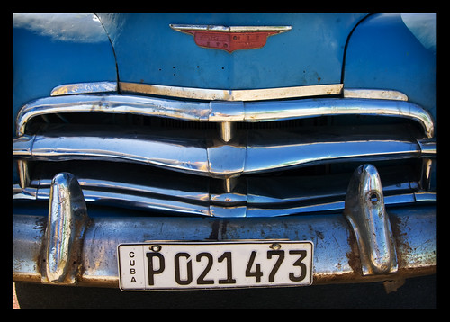 auto old blue chevrolet car photo image cuba front chevy american coche 1950s vehicle parked grille cuban steverichard