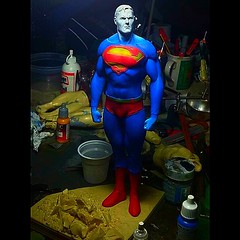The blue Bird In painting process.   #SUPERMAN
