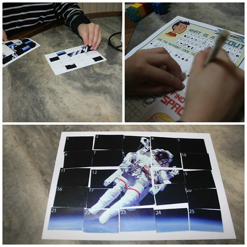 space scouts activity sheets