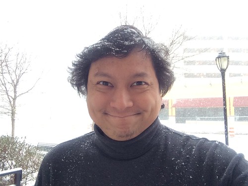 Snowy selfie