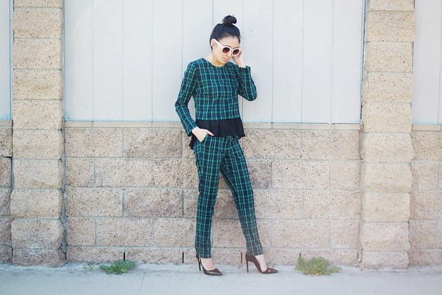 light in the box, zerouv,trendy,spring trends,fashion trends,street style,plaid pant suit,zara,zara style,lucky magazine contributor,fashion blogger,lovefashionlivelife,joann doan,style blogger,stylist,what i wore,my style,fashion diaries,outfit,ootd magazine,fashion climaxx