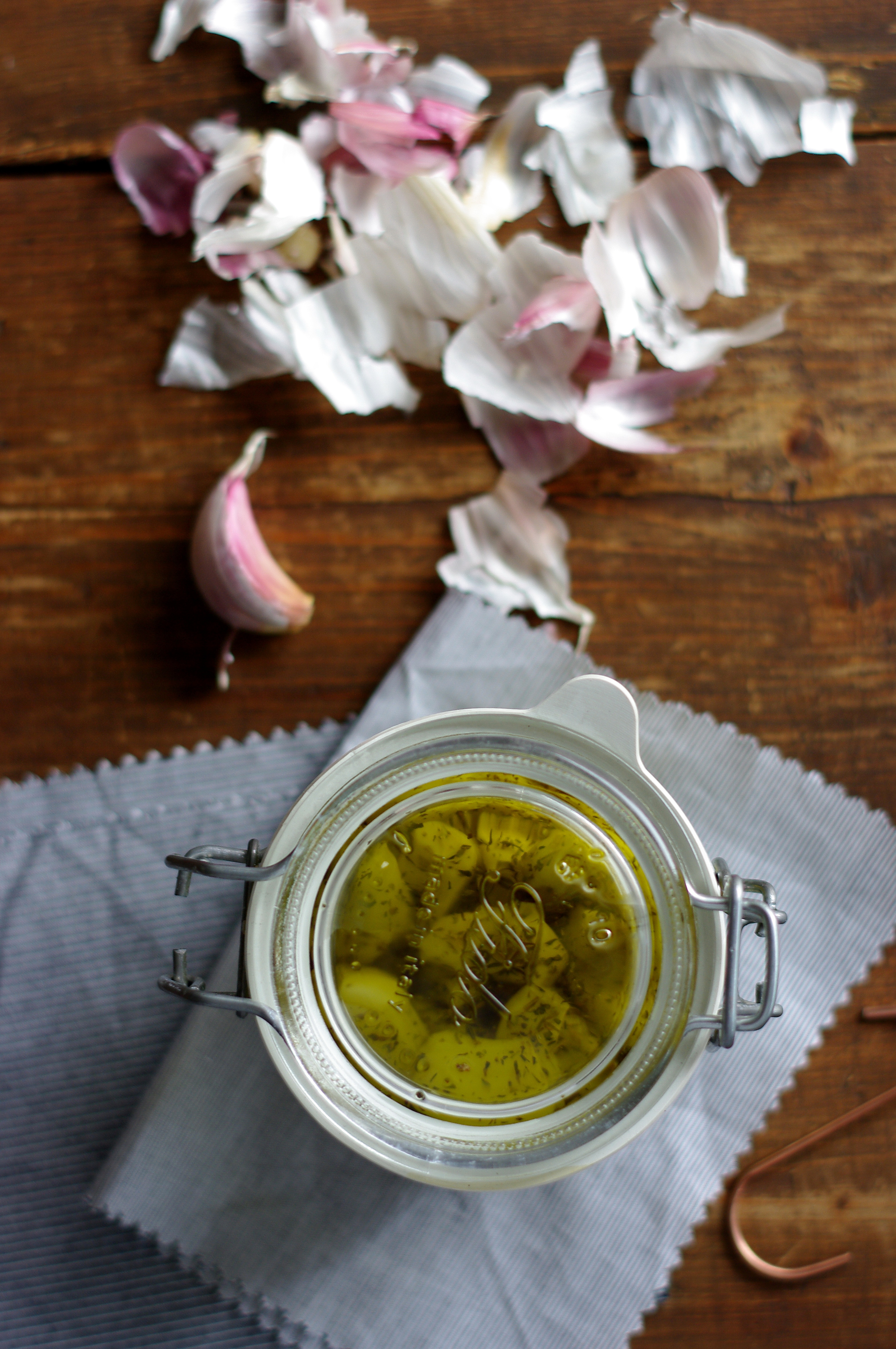 Knoblauch in Olivenöl by Glasgeflüster 4 groß
