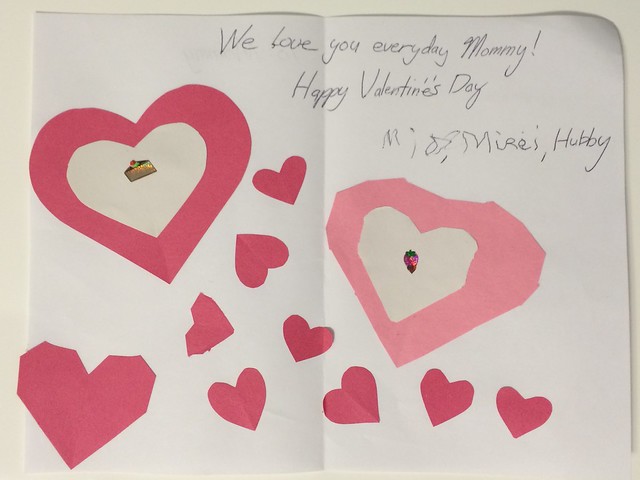 Valentine's card from Dan and the girls