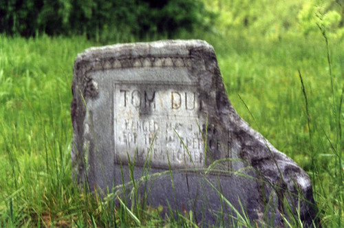 headstone tomdooley tomdula fergusonnorthcarolina
