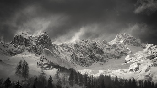 winter bw mountain snow alps monochrome montagne alpes landscape schweiz switzerland blackwhite nikon suisse nikkor paysage wallis valais noirblanc d800 isanybodyoutthere nikkor70200
