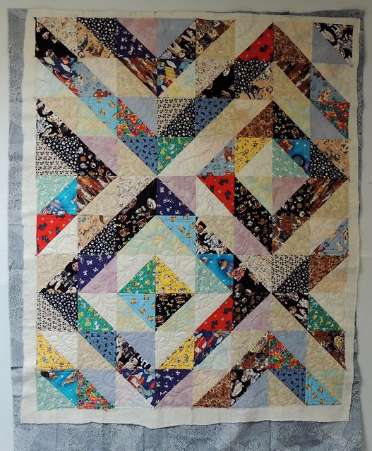 After quilting