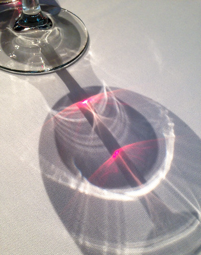 wine glass reflections