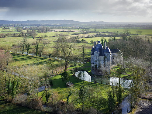 normandie kap château kiteaerialphotography orne aubryenexmes