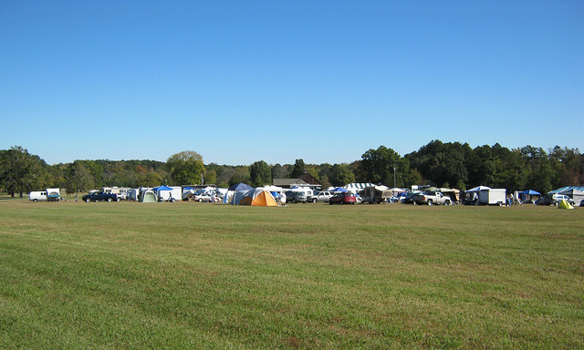 The Staunton River Star Party takes place in a large field with a low horizon