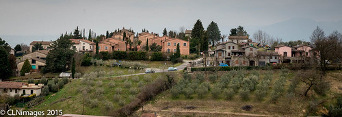 italy architecture rural spring village tuscany
