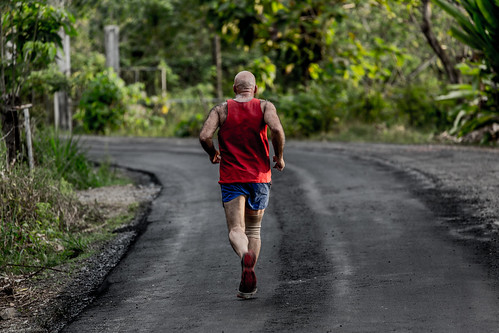 road sunset costarica jungle asphalt runner trainer redshirt