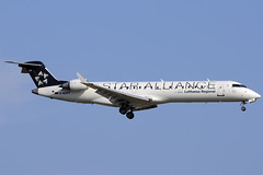 Star Alliance (Lufthansa) CRJ-701ER D-ACPT BCN 03/07/2010