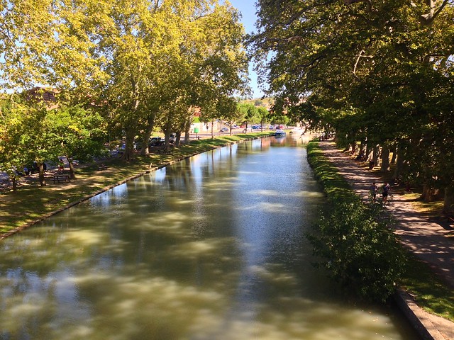 First Glimpse of the Canal du Midi