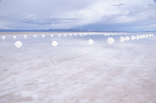 【写真】世界一周 : ウユニ塩湖（夕方－１）