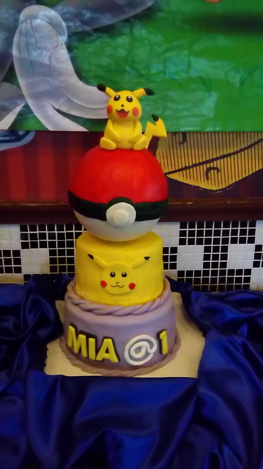 Pikachu Cake Design by Tricia May Viguilla of Sweettooth by legacy