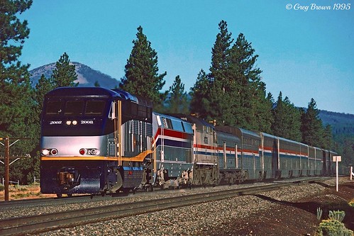 trains amtrak railroads southernpacific coaststarlight cdtx shastaroute blackbuttesubdivision spshastaroute cdtxf59