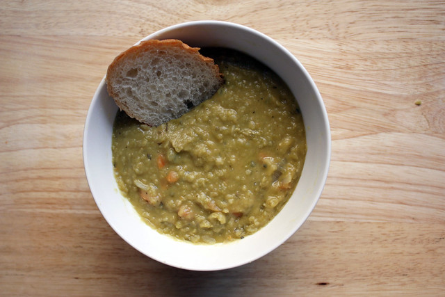 split pea soup with smoked ham hocks