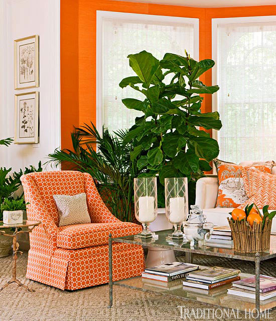 Decorating with Orange | #LivingAfterMidnite