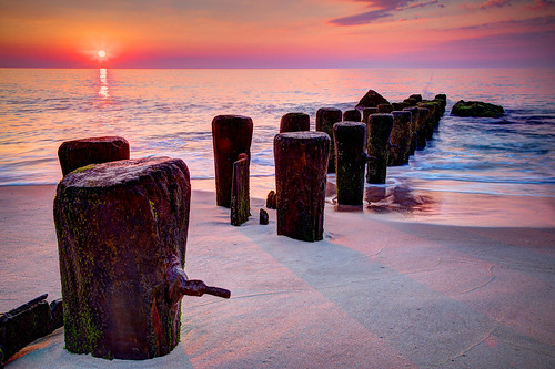 bayheadvacation beach sunrise ocean 6d canon hdr