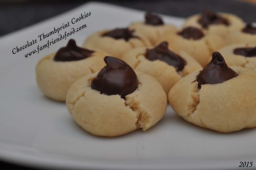 Chocolate Thumbprint Cookies January 2015