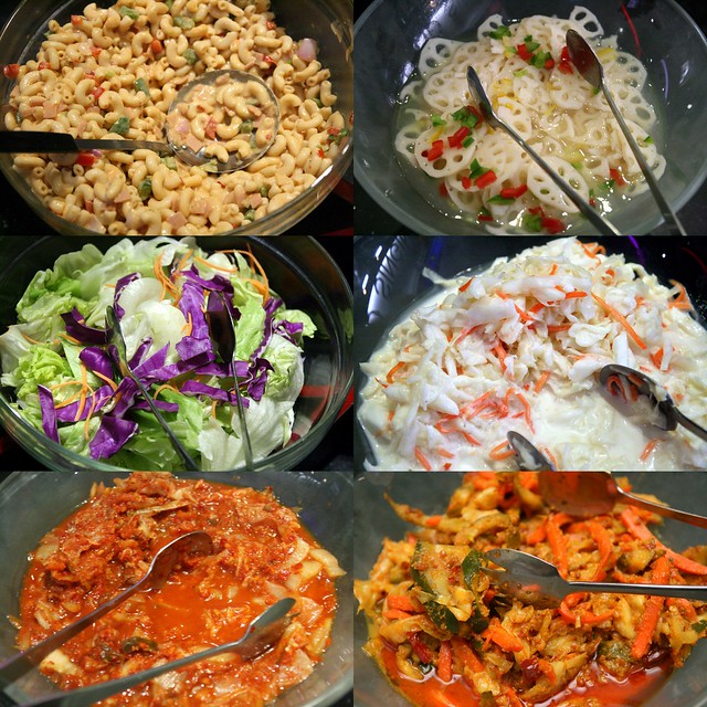 Salads of various kinds at K Box