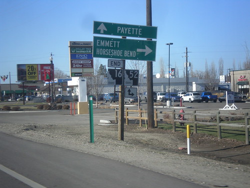 sign idaho intersection shield emmett biggreensign id16 id52