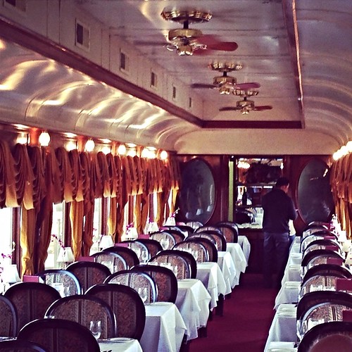 Dining Car on the Napa Valley Wine Train