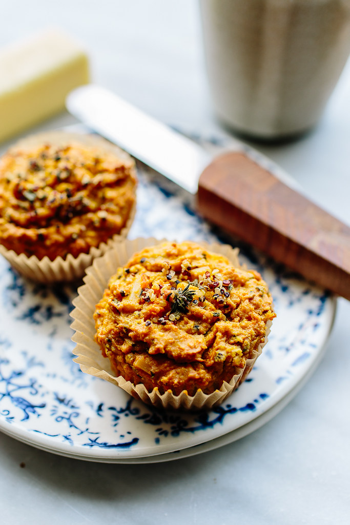 Herbed Sweet Potato + Quinoa Muffins | the year in food