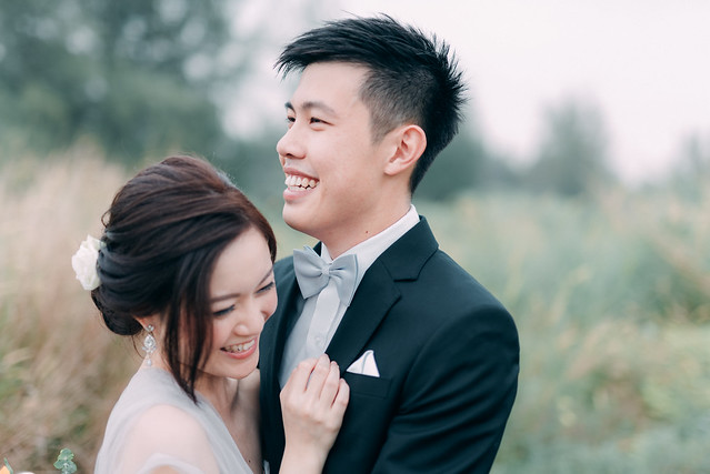 Lovescapade, Multifolds, pre wedding, field, gown and suit, Kacey Teh Makeup, bouquet, love