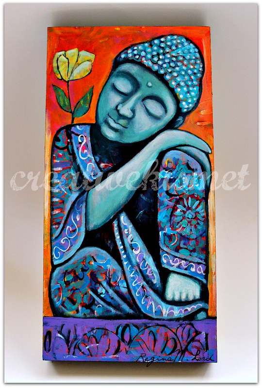 Dreaming Buddha - Art by Regina Lord