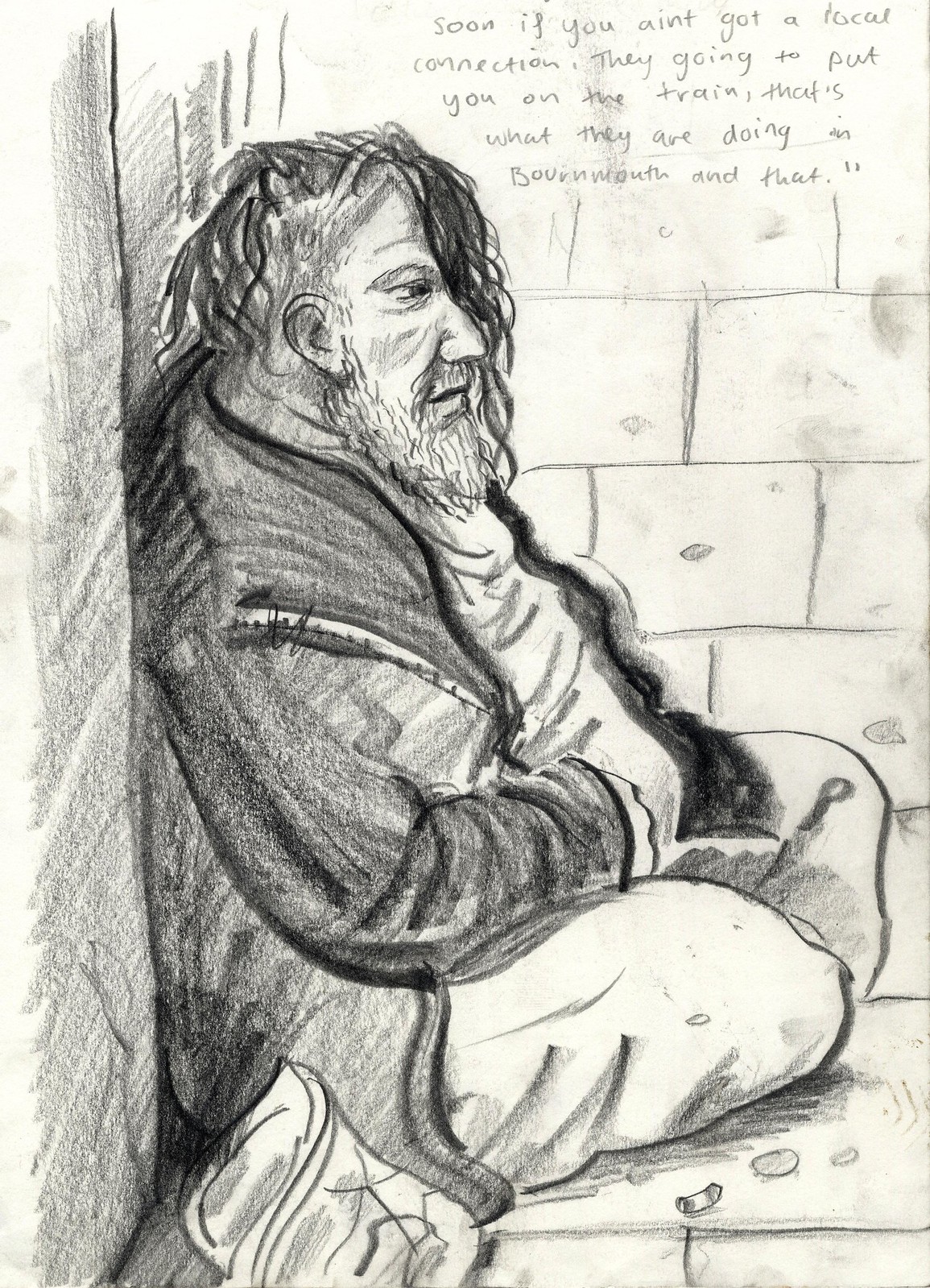 Homeless in Oxford a reportage project Urban Sketchers