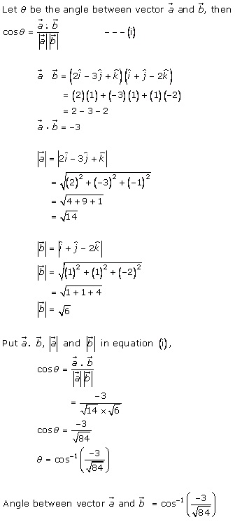 RD Sharma Class 12 Solutions Chapter 24 Scalar or Dot Product Ex 24.1 Q5-iv