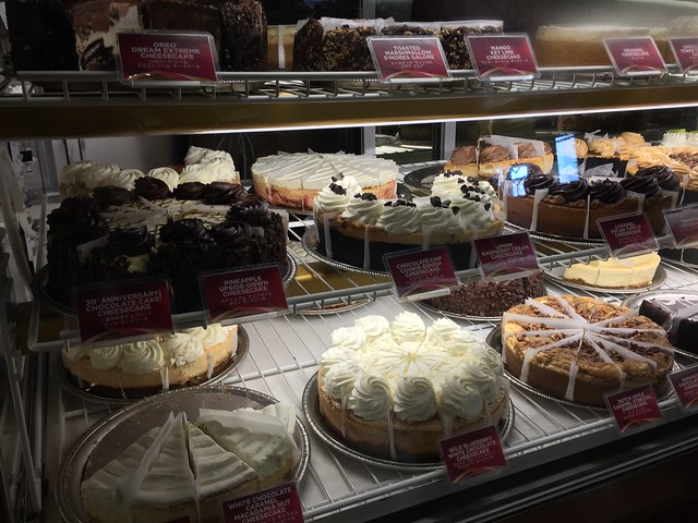 Cheesecakes at Cheesecake Factory