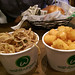 Wahlburgers Toronto - onion rings and tater tots