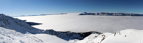 blue sky cloud mountain snow ski montagne canon eos bleu ciel neige nuage cloudsea 600d f1ijp