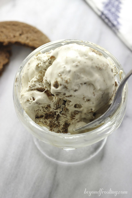 No-Churn Molasses (Gingerbread) Cookie Ice Cream