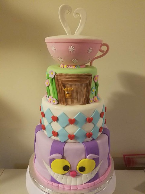 Alice in Wonderland Cake by Cortes Liza of Cakes, Ice Cream and More by Liza