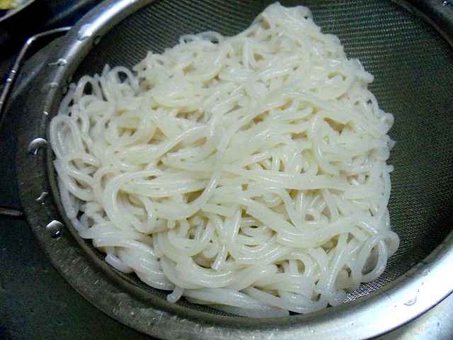 Penang laksa noodles