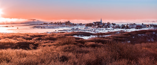 winter canada sunrise landscape novascotia