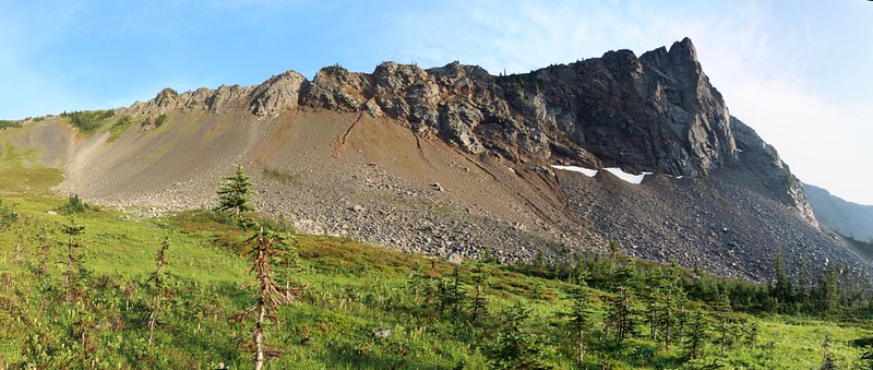 Anacortes Crossing and Peak 7024 (north Jackita Ridge) from the Jackita Ridge Trail