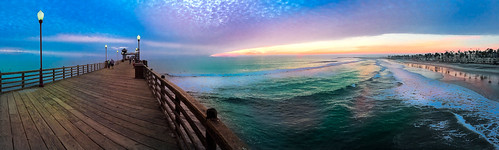 oceanside california ocean pacific surf sunset pier beach apple iphone 5s cielo sky shore