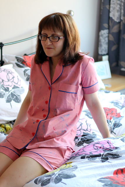 Marbled Pink Carolyn Pajamas