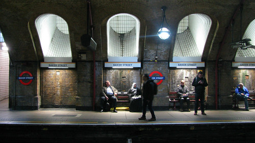 Winding my way down Baker Street. Station.